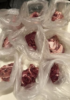 コストコ的な大量お肉の効率保存法-レシピのメイン写真