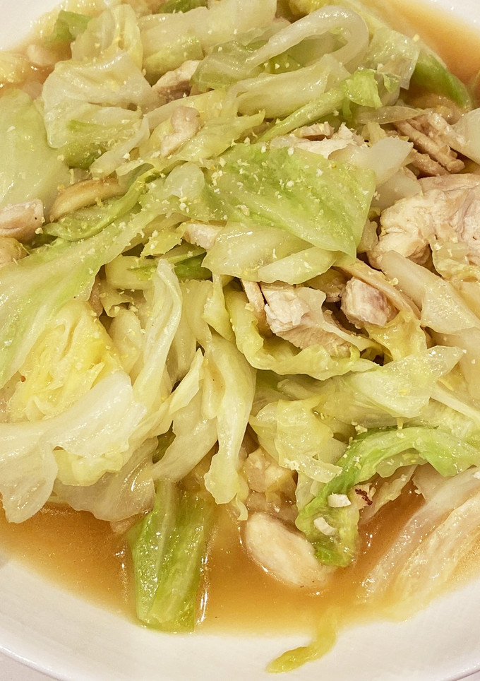 10分料理！ササミとキャベツさっぱり炒め-レシピのメイン写真