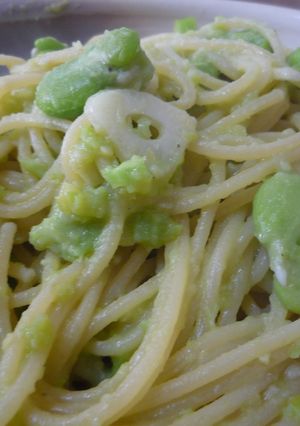空豆のパスタ-レシピのメイン写真