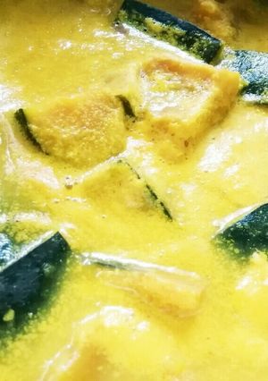 しっとりやさしい♪かぼちゃのポタージュ煮-レシピのメイン写真