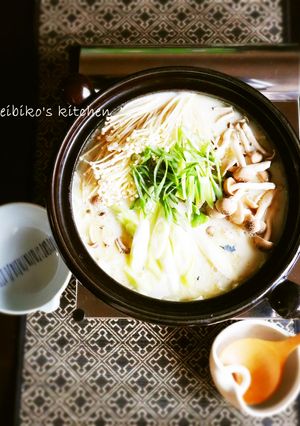 ひらひら大根と鯖缶の塩麹豆乳鍋-レシピのメイン写真
