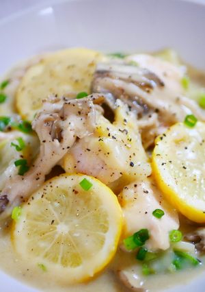 爽やかチキン♪レモンの豆乳クリーム煮-レシピのメイン写真