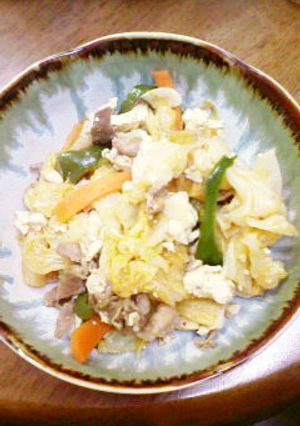 豆腐・キムチ炒め-レシピのメイン写真