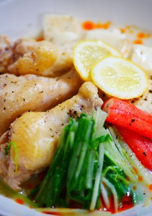 食べ応え満点♪豆乳の水炊き風-レシピのメイン写真