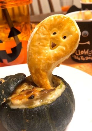 ハロウィンの飾りに！！おばけパイ☆-レシピのメイン写真