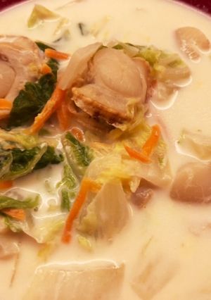 白菜とホタテのスープ-レシピのメイン写真