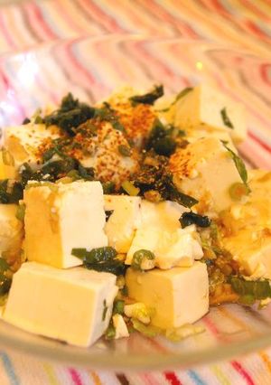 豆腐ポケ=中華風豆腐サラダ-レシピのメイン写真