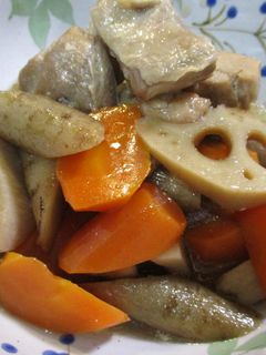 鶏肉と根菜の煮物-レシピのメイン写真