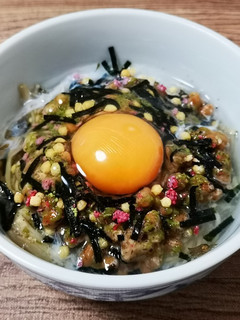 低糖質☆たまご納豆茶漬け ver.えのき-レシピのメイン写真