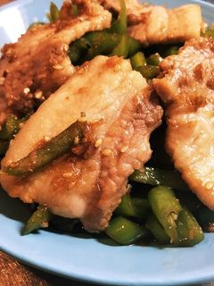 福耳唐辛子の豚肉炒め-レシピのメイン写真