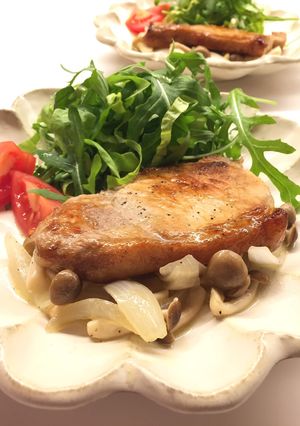 裏技 厚切ポークソテー美味し美し焼き方-レシピのメイン写真