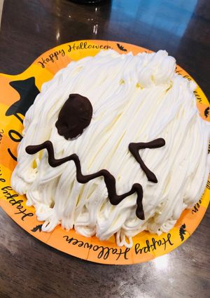 ハロウィンに☆おばけケーキ-レシピのメイン写真