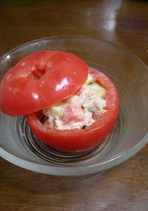 ☆簡単☆トマトのカップサラダ-レシピのメイン写真