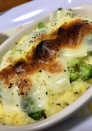 【生クリーム小麦粉不要】カレー風味ドリア-レシピのメイン写真