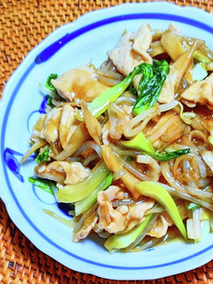 豚肉とチンゲン菜のとろみオイスター炒め-レシピのメイン写真
