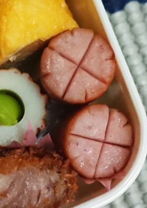 お弁当のおかずに！ハートウインナー♪-レシピのメイン写真