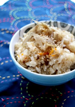 ごぼうたっぷりの炊き込みご飯-レシピのメイン写真