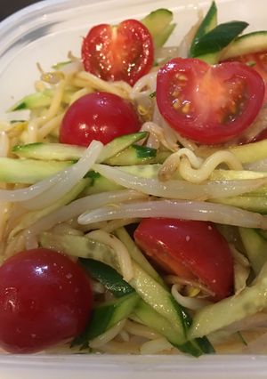 簡単 中華麺サラダ-レシピのメイン写真