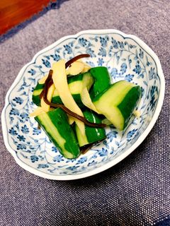 寿司酢で簡単♫胡瓜の漬物-レシピのメイン写真