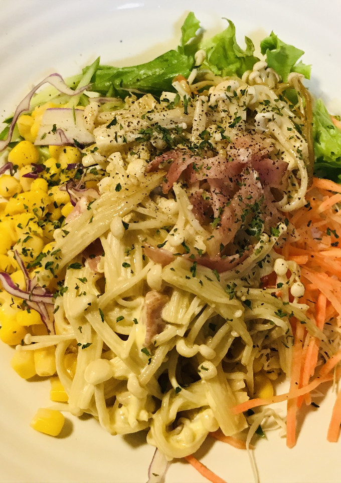 ベーコン＆えのきのマヨネーズ・バター炒め-レシピのメイン写真