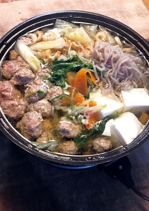 ♪肉団子鍋♪-レシピのメイン写真