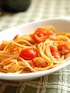 キムチ&トマトパスタ。-レシピのメイン写真
