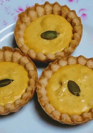 オーブン不要！焼かないパンプキンタルト-レシピのメイン写真