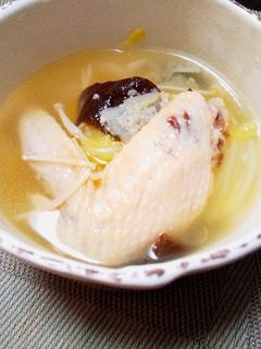 参鶏湯風☆手羽先スープ-レシピのメイン写真