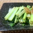 簡単 小松菜とにんにくの中華炒め