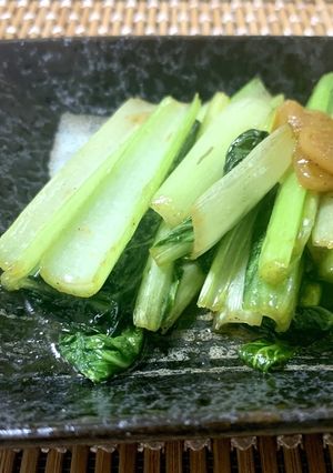 簡単　小松菜とにんにくの中華炒め-レシピのメイン写真