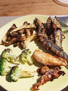 オーブンde揚げない 魚とイカの唐揚げ-レシピのメイン写真