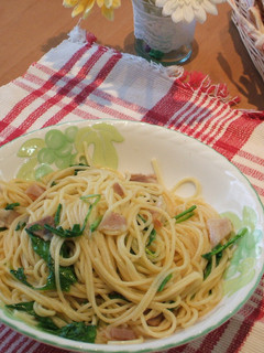 ルッコラとベーコンのパスタ-レシピのメイン写真