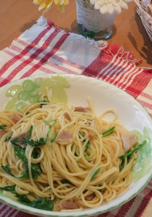 ルッコラとベーコンのパスタ-レシピのメイン写真
