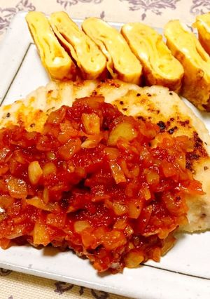 白身魚のムニエル(トマトソース)-レシピのメイン写真