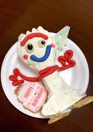 トイストーリー　フォーキーケーキ-レシピのメイン写真