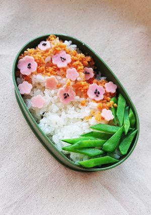 お弁当にお花を咲かせましょ(⁎˃ᴗ˂⁎)-レシピのメイン写真