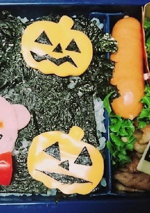 カービィキャラ弁✳ﾊﾛｳｨﾝ-レシピのメイン写真