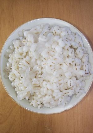 100%押し麦のたまねぎ麦飯-レシピのメイン写真