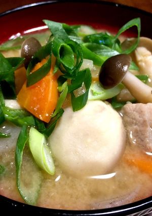 ☆我が家の秘密の豚汁-レシピのメイン写真