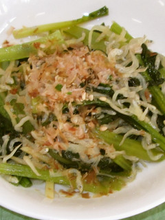 小松菜としらす干しいり煮-レシピのメイン写真
