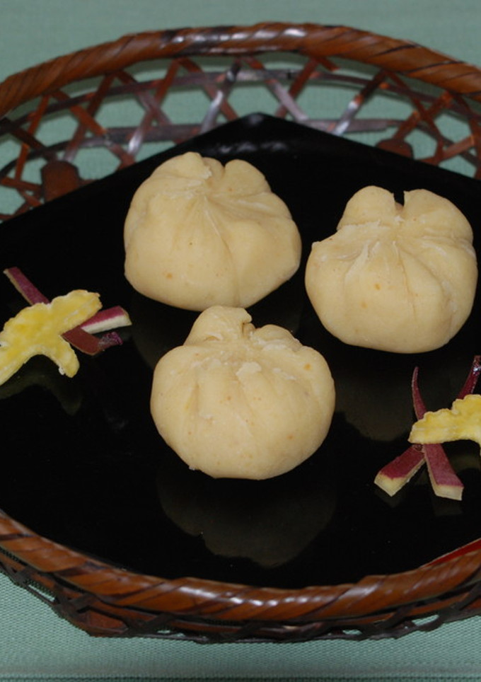 芋ピーの甘さ控えめ茶巾しぼり-レシピのメイン写真