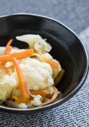 カリフラワー梅和え【入院食①昼/冷副菜】-レシピのメイン写真