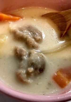 取り分け腎臓病食ー低リン乳でシチュー-レシピのメイン写真