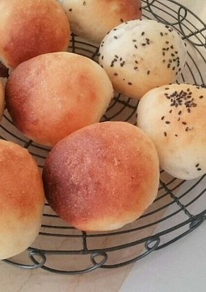 中種法でふんわり♪酒種丸パン-レシピのメイン写真