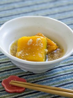 南瓜そぼろあんかけ【入院食①昼/温副菜】-レシピのメイン写真
