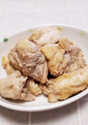 鶏もも肉♪ピーナッツバター・めんつゆ和え-レシピのメイン写真