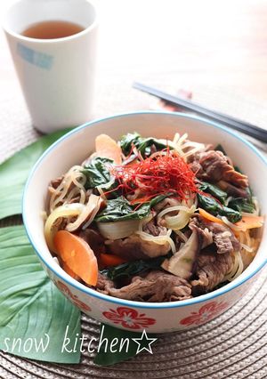 野菜でカサ増し♪ボリュームたっぷり牛丼-レシピのメイン写真