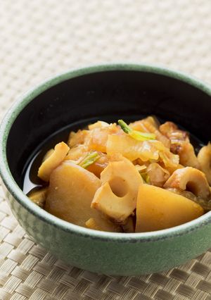 じゃがいもの味噌煮【入院食①夕/温副菜】-レシピのメイン写真
