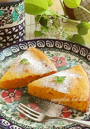 優しい口当たり♪カボチャのケーキ-レシピのメイン写真