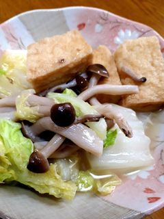 厚揚げと白菜としめじのほっこり煮物-レシピのメイン写真